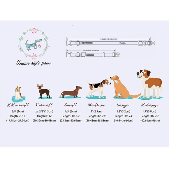 Valentine's Day Dog Collar with Bow - Picture 4 of 4